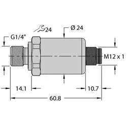 Датчик давления TURCK PT400R-2104-U1-H1143