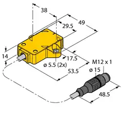 Энкодер TURCK RI360P1-QR14-ELU4X2-0.3-RS5/S97