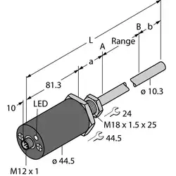 Датчик линейных перемещений TURCK LTX300M-F10-SSI2-GAF1-X3-H1161