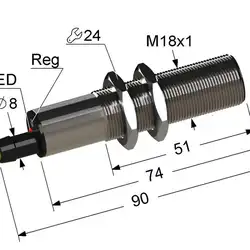 Емкостный датчик Мега-К PS1-18M90-5B21-Z