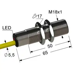 Оптический лазерный датчик VB3C-18M65-TRL5000B561-K