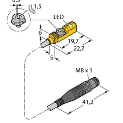 Магнитный датчик TURCK BIM-UNTK-AN7X-0.3-PSG3M
