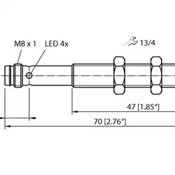 Ультразвуковой датчик TURCK RU10U-M08-UN8X-V1141