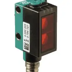 Лазерный датчик расстояния Pepperl Fuchs OMT100-R101-2EP-IO-V31-L