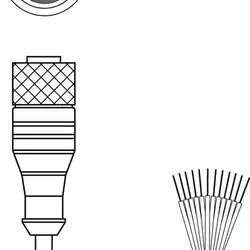 Разъем с кабелем Leuze Electronic KD U-M23-CA-P1-050