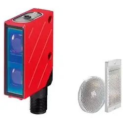 Оптические датчики Leuze Electronic в прямоугольном корпусе серии 8 с рефлектором