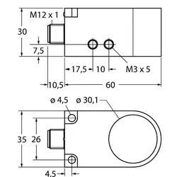 Кольцевой датчик TURCK BI30R-W30-DAN6X-H1141