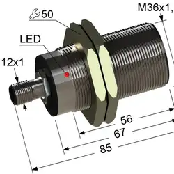 Индуктивный датчик Мега-К VB2-36M85-12B21-C4