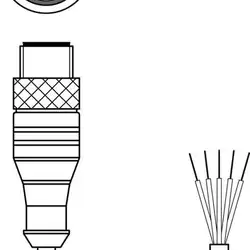 Разъем с кабелем Leuze Electronic KB IBS-15000-SA