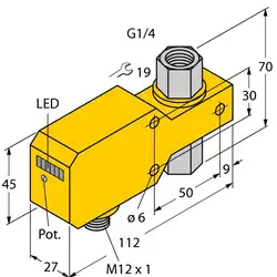 Датчик потока TURCK FCI-D06CTP-AP8X-H1141