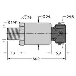 Датчик давления TURCK PT600R-2110-I2-AMP3J1
