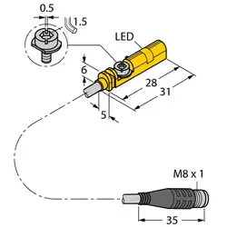 Магнитный датчик TURCK BIM-UNT-AP6X-0.3-PSG3S/3GD