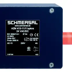 Дверной выключатель безопасности Schmersal AZM 415-02/11XPKNS 24 VAC/DC