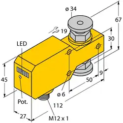 Датчик потока TURCK FCI-34D10A4P-AP8X-H1141