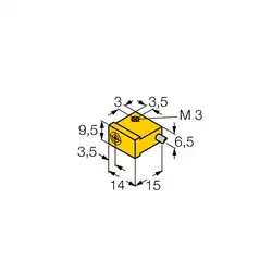 Индуктивный датчик TURCK NI2-Q9.5-AP6/S34