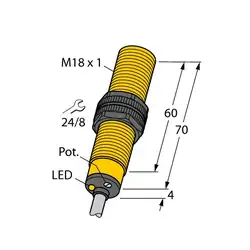 Емкостной датчик уровня TURCK BCF5-S18-AP4X