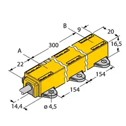 Датчик линейных перемещений TURCK LI300P1-Q17LM1-LU4X2/S97
