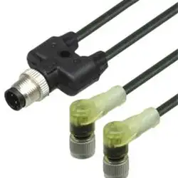 Y-образный разветвитель Pepperl Fuchs V1-W-E2-BK0,3M-PUR-A-T-V1-G