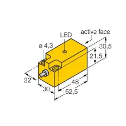 Индуктивный датчик TURCK NI15-Q30-AP6X