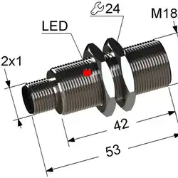Индуктивный датчик Мега-К VB2-18M53-5B41-C4