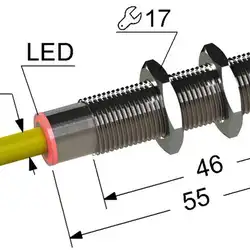 Индуктивный датчик Мега-К PS2-12M55-2B21-K