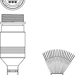 Разъем с кабелем Leuze Electronic KD S-M30-16A-V1-250