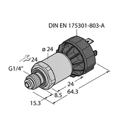 Датчик давления TURCK PT1A-1040-I2-DA91