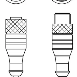 Соединительный кабель Leuze Electronic KDS U-M12-4A-M12-4A-P1-010