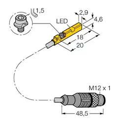 Магнитный датчик TURCK BIM-UNR-AP6X-0.3-RS4
