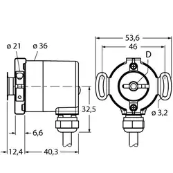 Энкодер TURCK RS-07H6E-7A12B-C 1M