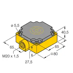 Индуктивный датчик TURCK NI40-CP80-Y1
