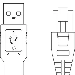 Соединительный кабель Leuze Electronic KSS CR-USB-AA-RJ41-A-T0-018
