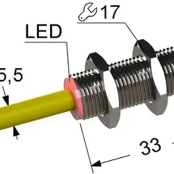 Индуктивный датчик Мега-К PS2-12M33-2B31-K