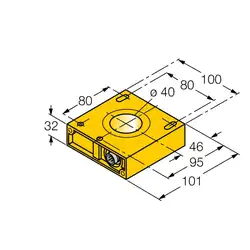 Кольцевой датчик TURCK NI40R-