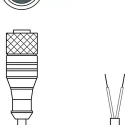 Разъем с кабелем Leuze Electronic KD PB-M12-4A-P3-150