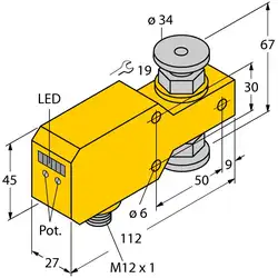 Датчик потока TURCK FCI-34D10A4P-LIX-H1141
