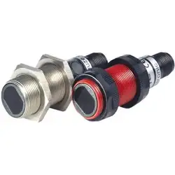 Оптические датчики Leuze Electronic в цилиндрическом корпусе с диффузионным отражением от объекта