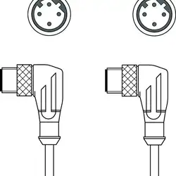 Соединительный кабель Leuze Electronic KSS ET-M12-4W-M12-4W-P7-100