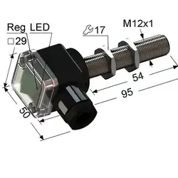 Оптический датчик (приемник) Мега-К VB3-12M95-R12000B241-B