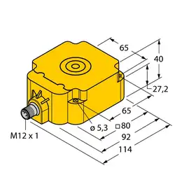 Индуктивный датчик TURCK NI50-Q80-LIU-H1141