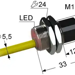 Индуктивный датчик Мега-К PS2-18M33-8N41-K