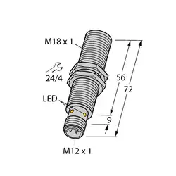 Индуктивный датчик TURCK BI8U-M18E-AP6X-H1141