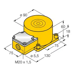 Индуктивный датчик TURCK NI50-K90SR-Y1
