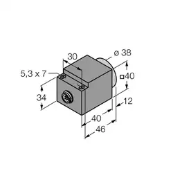 Индуктивный датчик TURCK NI25-CQ40-L1131/S1102