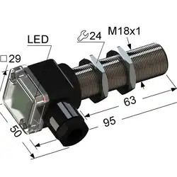 Индуктивный датчик Мега-К VB2-18M95-5B84-B