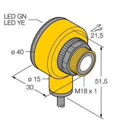 Ультразвуковой датчик Banner T18VP6UR