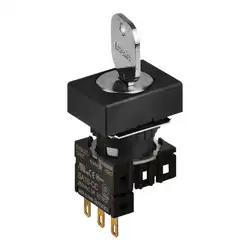 Селекторный переключатель с ключом Autonics S16KRT-2AKC