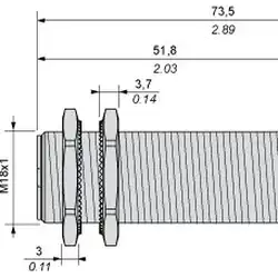 Индуктивный датчик Telemecanique XS618B1PAM12
