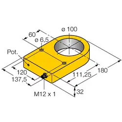Кольцевой датчик TURCK NI100R-S32XL-2LU-H1141/S950
