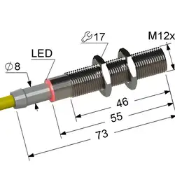 Индуктивный датчик Мега-К PS2-12M73-4B51-Z